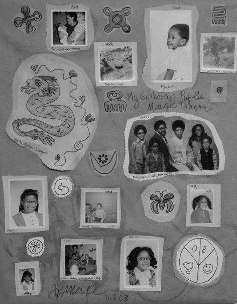 My Girlhood Collage by Ananda Leeke (2008)