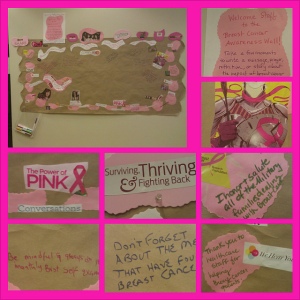 Breast Cancer Awareness Month 2012 wall collage