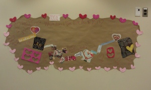 Valentine's Day wall collage