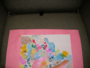 Wounded warrior's water color painting