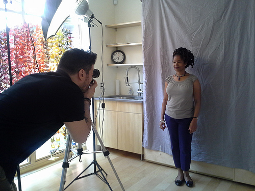 Tim Okamura and Ananda Leeke at Joan Hisaoka Healing Arts Gallery