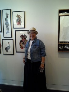 Tina Lassiter at the Joan Hisaoka Healing Arts Gallery