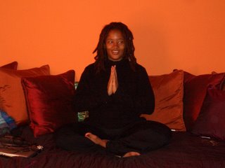 Ananda in her chakra-inspired home