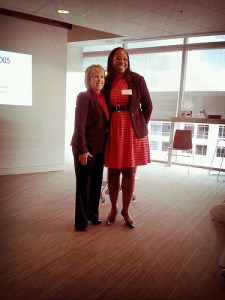 Blogalcious co-founder/chief curator Stacey Ferguson and Congresswoman Michelle Grisham