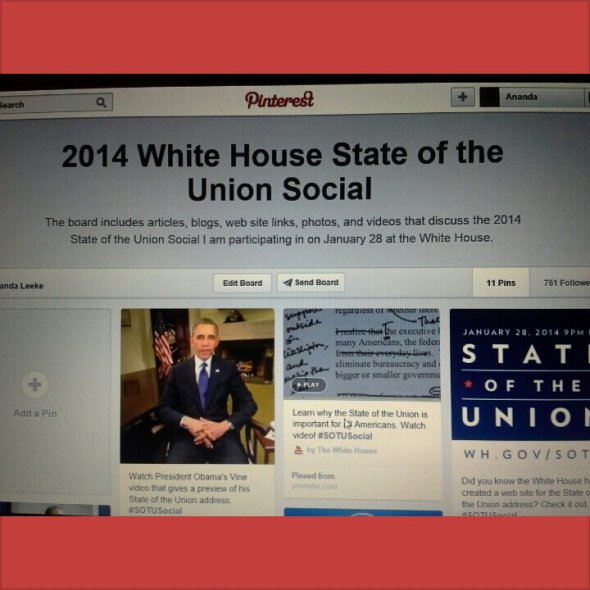 Ananda's #SOTUSocial Pinterest Board