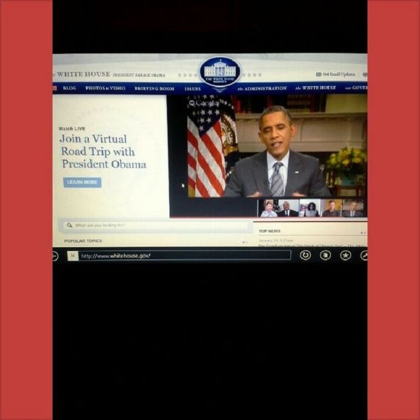 President Obama's Virtual Road Trip