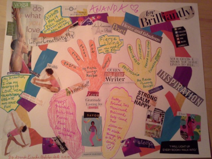 My Soul Art Day mixed media collage