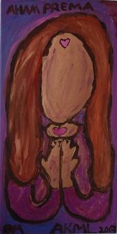 Karma: Aham Prema painting by Ananda Leeke