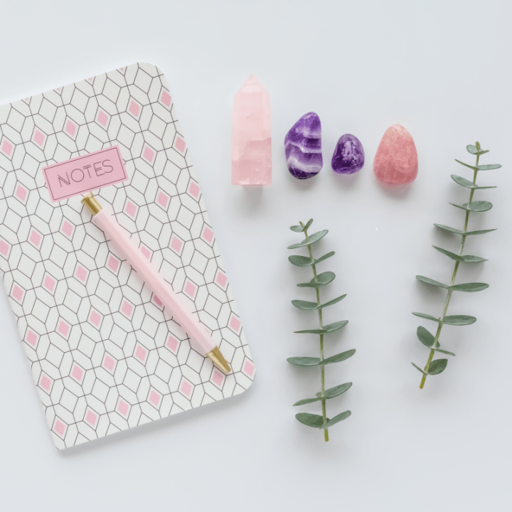 Crystal therapy journaling